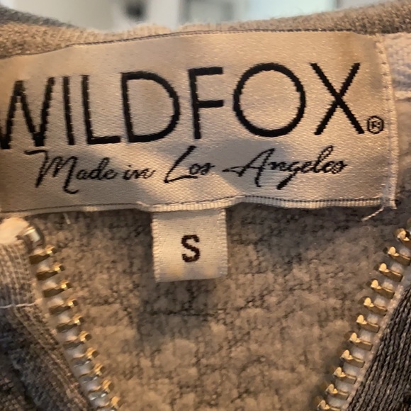WILDFOX zip upHOODIE small - Picture 13 of 13
